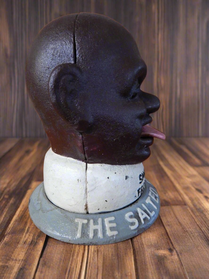 Cast Iron Mechanical Bank - Smilin' Sam From Alabam'