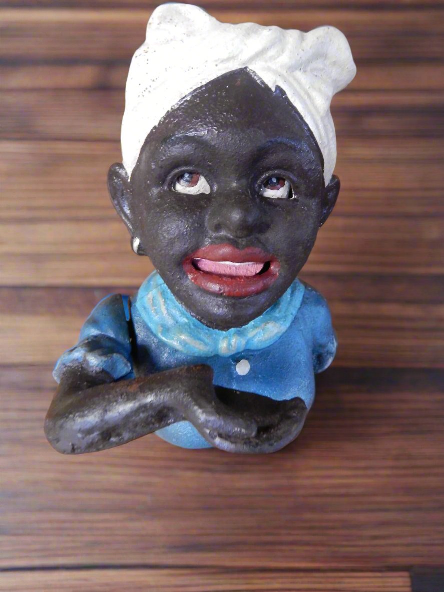 Cast Iron Mechanical Bank - Maid