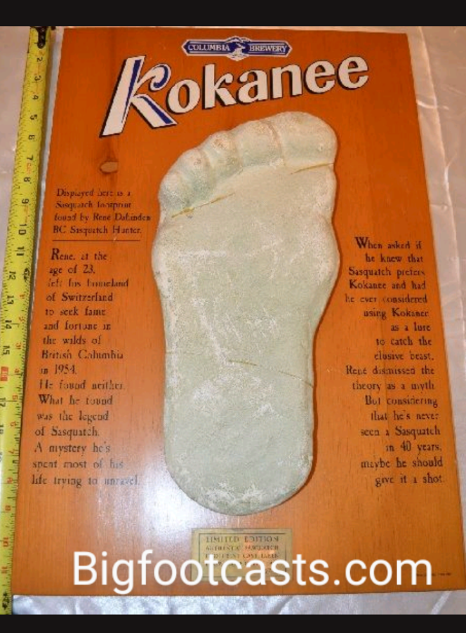 1958 Bigfoot Kokanee print cast replica #227