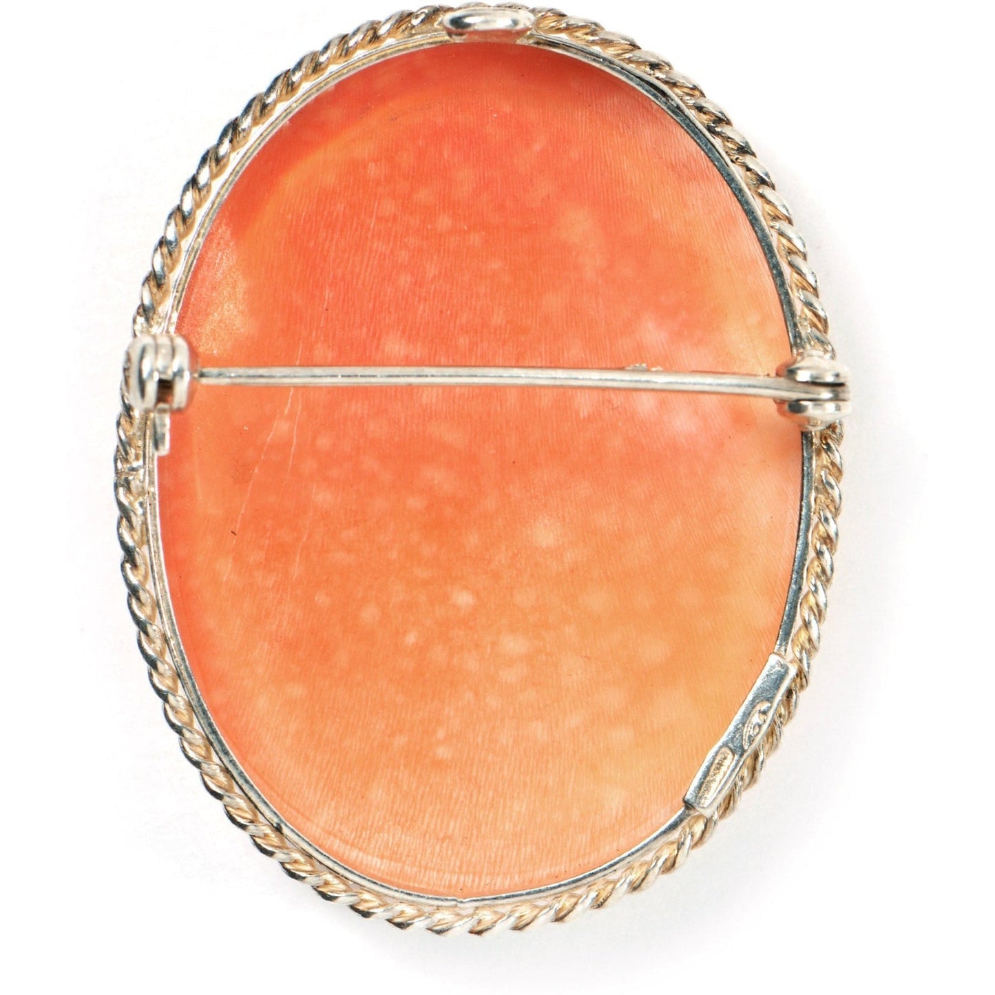 Spilla in argento con cammeo - Grande