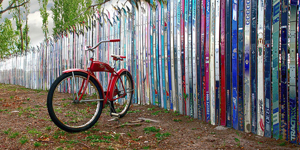 Best of Both Worlds Bicycle Art Prints by Todd Van Fleet Artist