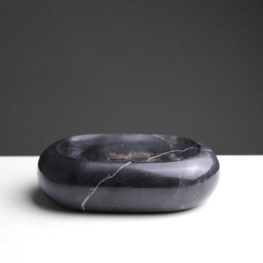 Black Marble Soap Dish