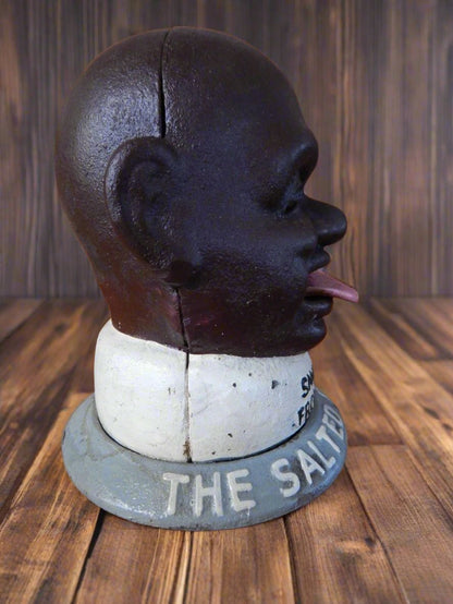 Cast Iron Mechanical Bank - Smilin' Sam From Alabam'