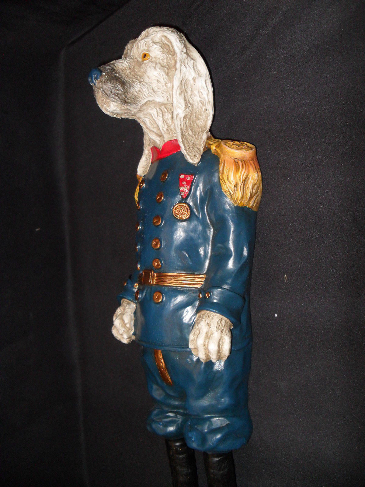 Horse Bridle Holder - Dog In Blue Uniform