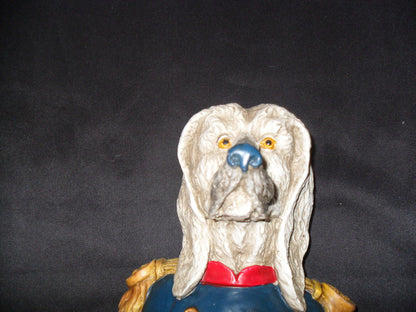 Horse Bridle Holder - Dog In Blue Uniform