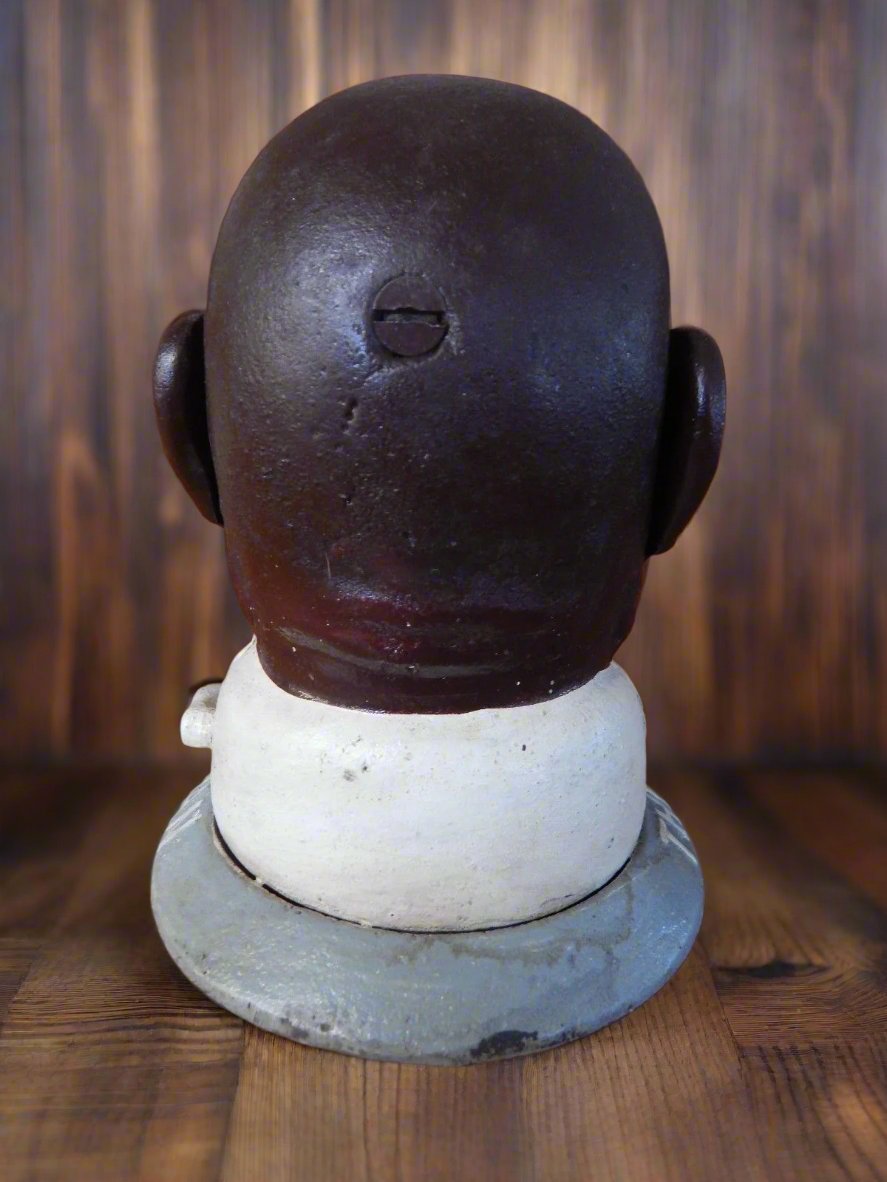 Cast Iron Mechanical Bank - Smilin' Sam From Alabam'
