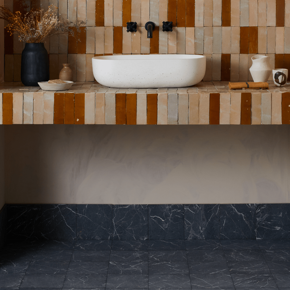 Black Marble Porcelain Tile