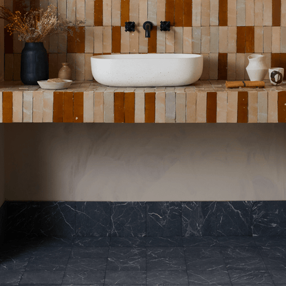 Black Marble Porcelain Tile