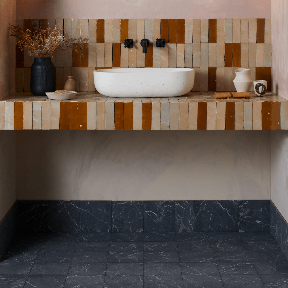 Black Marble Porcelain Tile