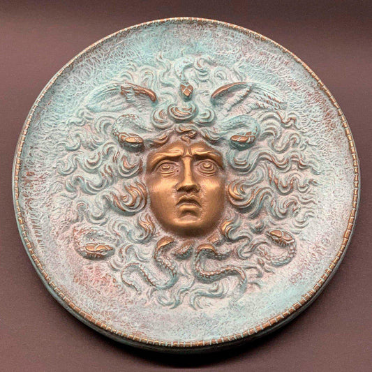 Piatto Medusa Grande in Bronzo