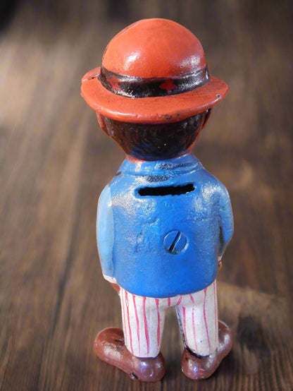 Cast Iron Bank - Americana Smoking Man