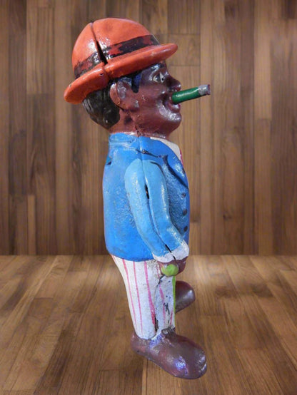 Cast Iron Bank - Americana Smoking Man