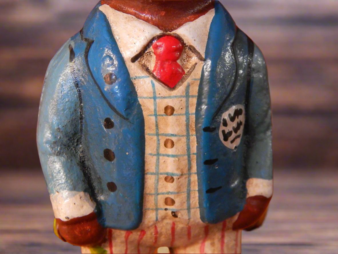 Cast Iron Bank - Americana Smoking Man