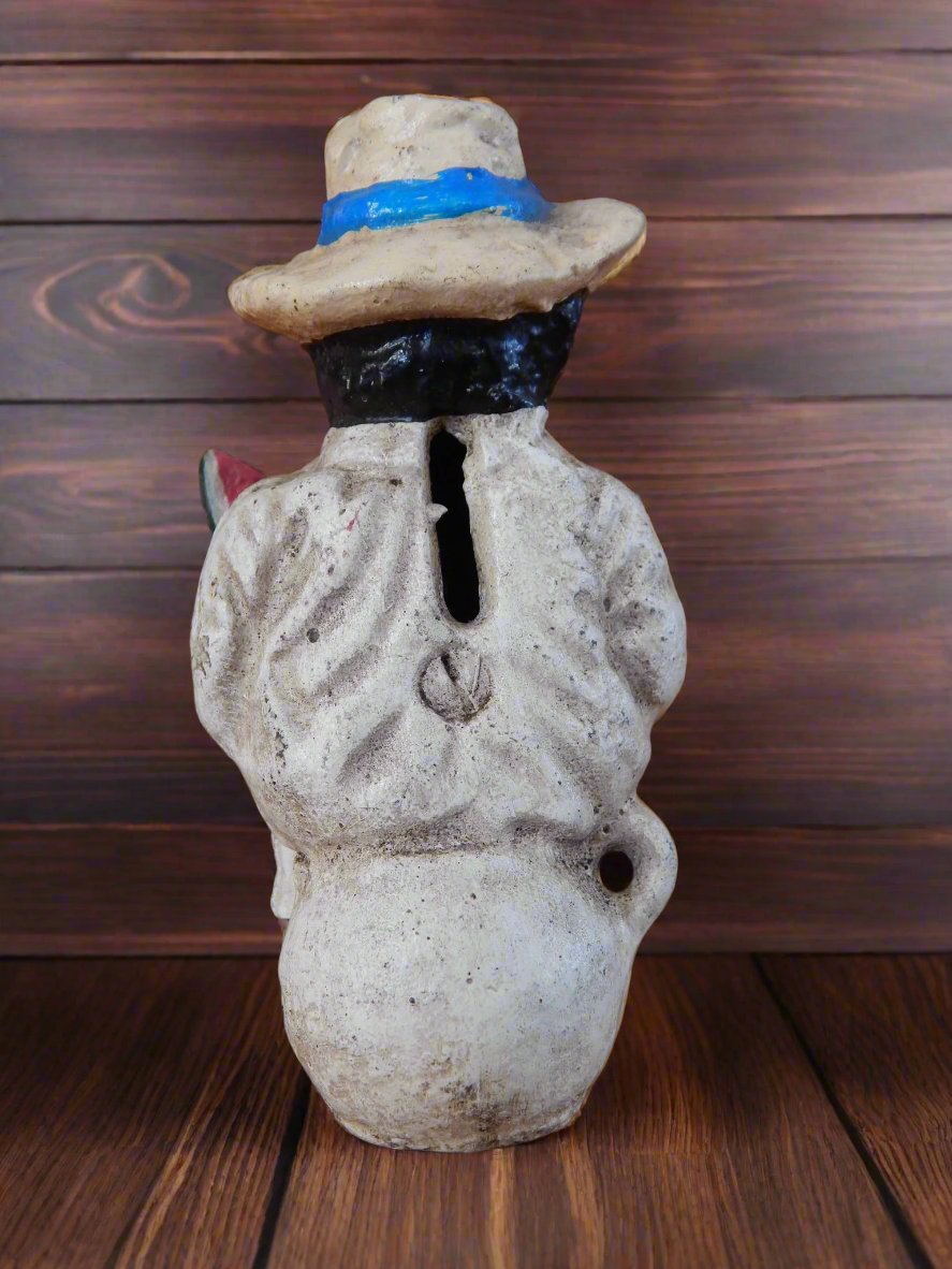 Americana Cast Iron Bank - Americana Boy Eating Watermelon