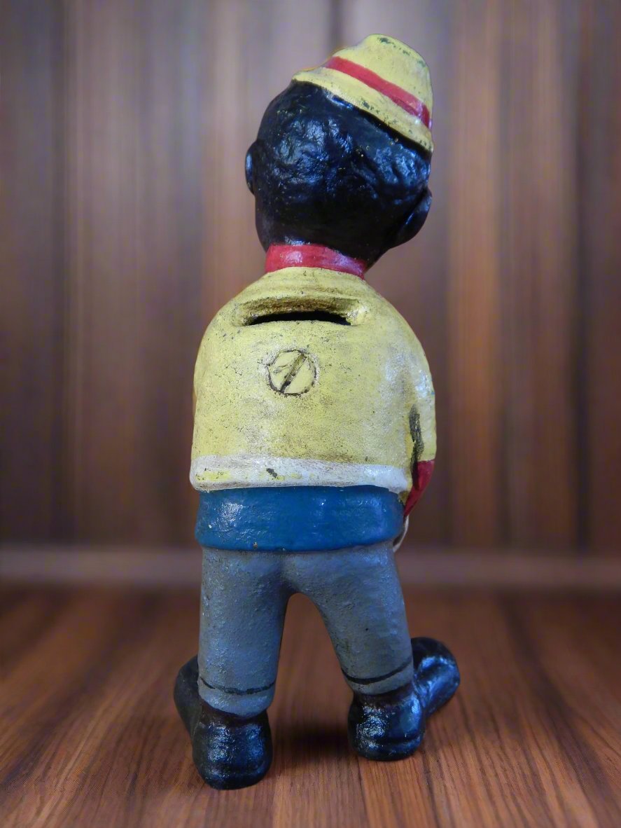 Americana Cast Iron Bank - Americana Chicken Man