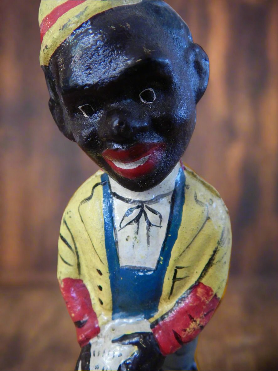 Americana Cast Iron Bank - Americana Chicken Man