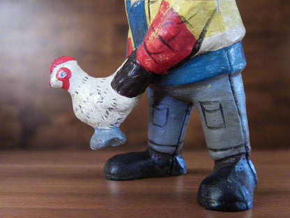 Americana Cast Iron Bank - Americana Chicken Man