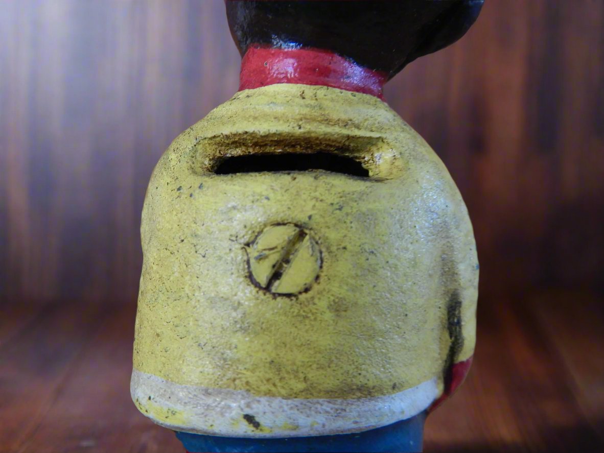Americana Cast Iron Bank - Americana Chicken Man