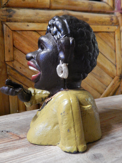 Cast Iron Mechanism Bank - ' Dinah '