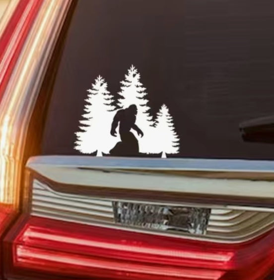 Bigfoot Car Truck Sticker Sasquatch Yeti sticker #1