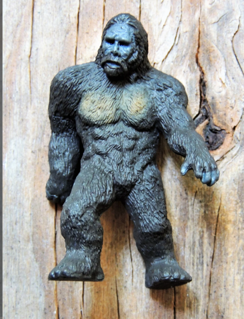 Bigfoot Miniature Bigfoot Plastic Toy Figures Figurine Dollhouse Diorama Terrarium Supplies Small Fairy Gardens Jewelry Shadow Box Mini Legend Toy