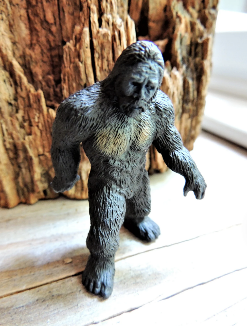 Bigfoot Miniature Bigfoot Plastic Toy Figures Figurine Dollhouse Diorama Terrarium Supplies Small Fairy Gardens Jewelry Shadow Box Mini Legend Toy
