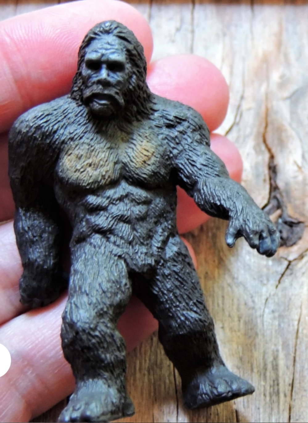 Bigfoot Miniature Bigfoot Plastic Toy Figures Figurine Dollhouse Diorama Terrarium Supplies Small Fairy Gardens Jewelry Shadow Box Mini Legend Toy