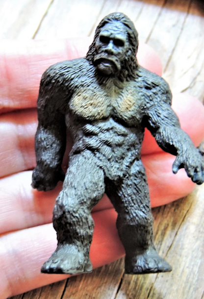 Bigfoot Miniature Bigfoot Plastic Toy Figures Figurine Dollhouse Diorama Terrarium Supplies Small Fairy Gardens Jewelry Shadow Box Mini Legend Toy