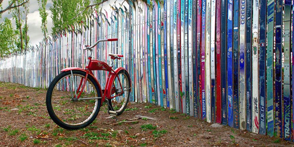 Best of Both Worlds Bikes Skies Artwork Todd Van Fleet
