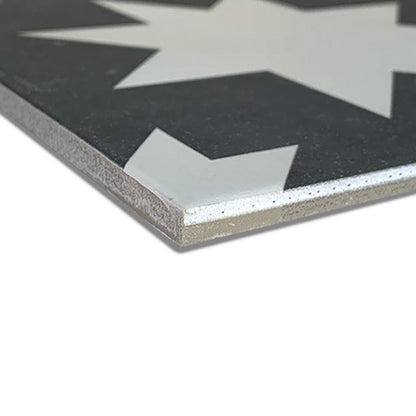 Black Pradena Porcelain Tile