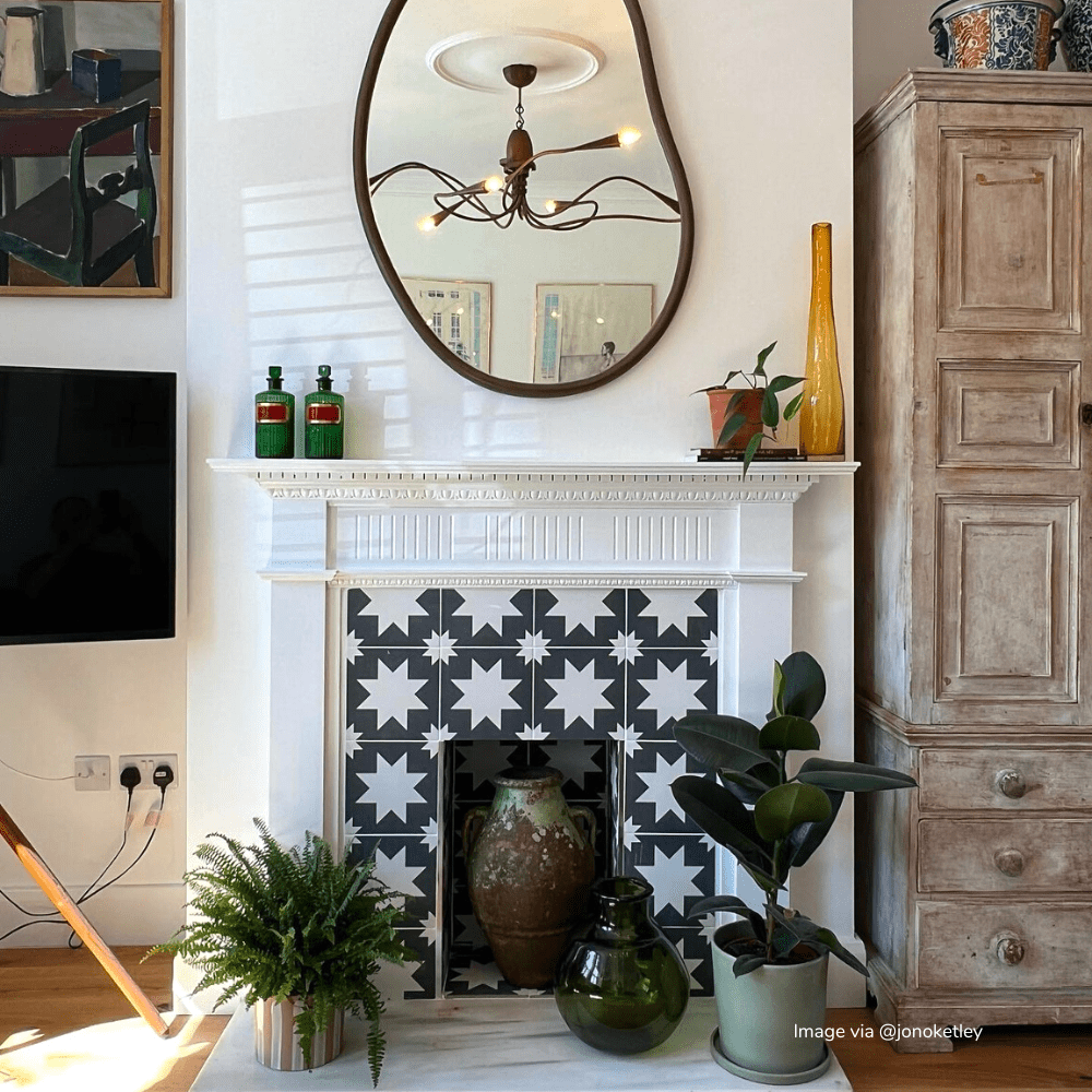 Black Pradena Porcelain Tile