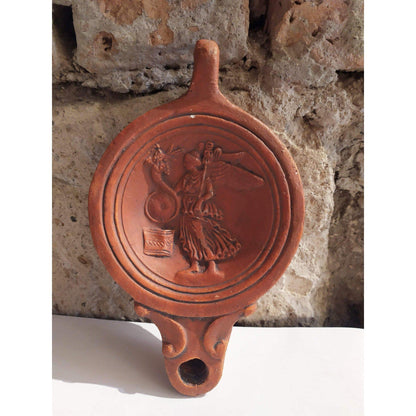 Lucerna Dea Fortuna in Terracotta Grande